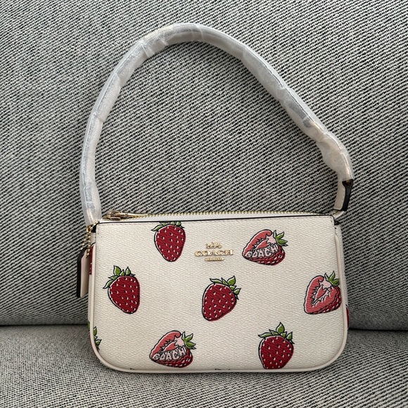 Coach Handbags - NWT Coach Nolita 19 With Strawberry Print CAL25（Slightly Imperfect Goods）